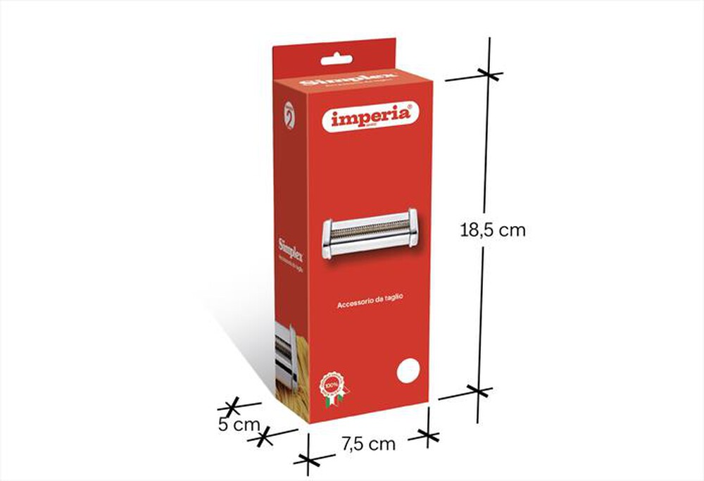 "IMPERIA - SIMPLEX SPAGHETTI  (Ø2 MM)-silver"