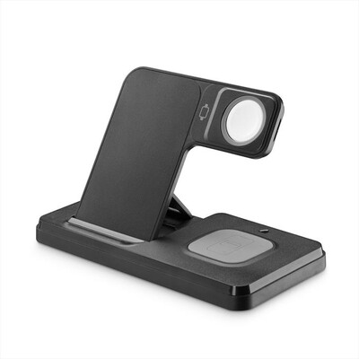 CELLULARLINE - Triple Station 3 in 1 WIRESTAND3IN1FBK-Nero