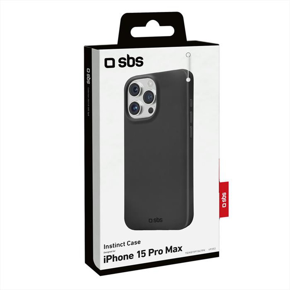 "SBS - Cover TEINSTIP1567PK per iPhone 15 Pro Max-Nero"