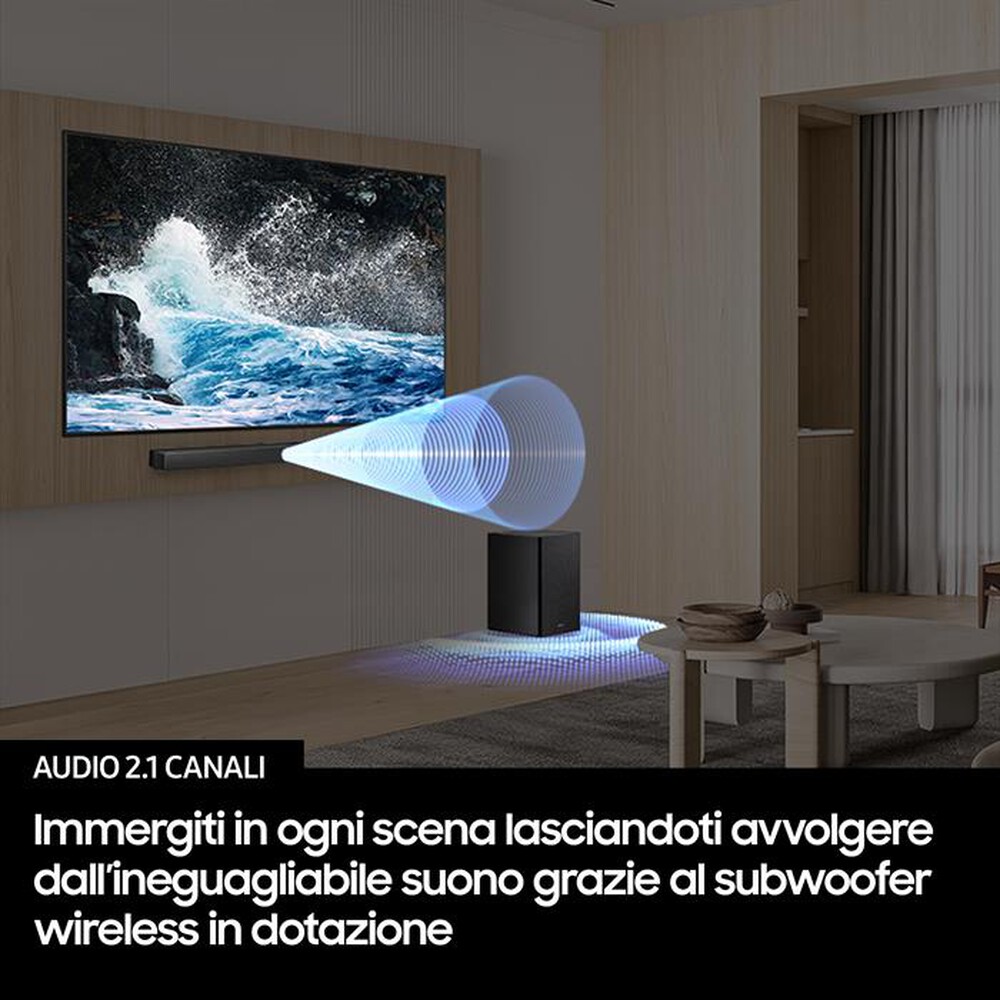 Immagine del prodotto SAMSUNG - Soundbar HW-B450F/ZF, 2.1 canali, Wireless Dolby-Titan Black