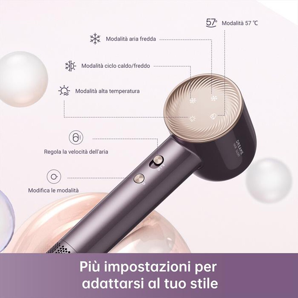 Immagine del prodotto DREAME - Asciugacapelli GLORY COMBO-Viola