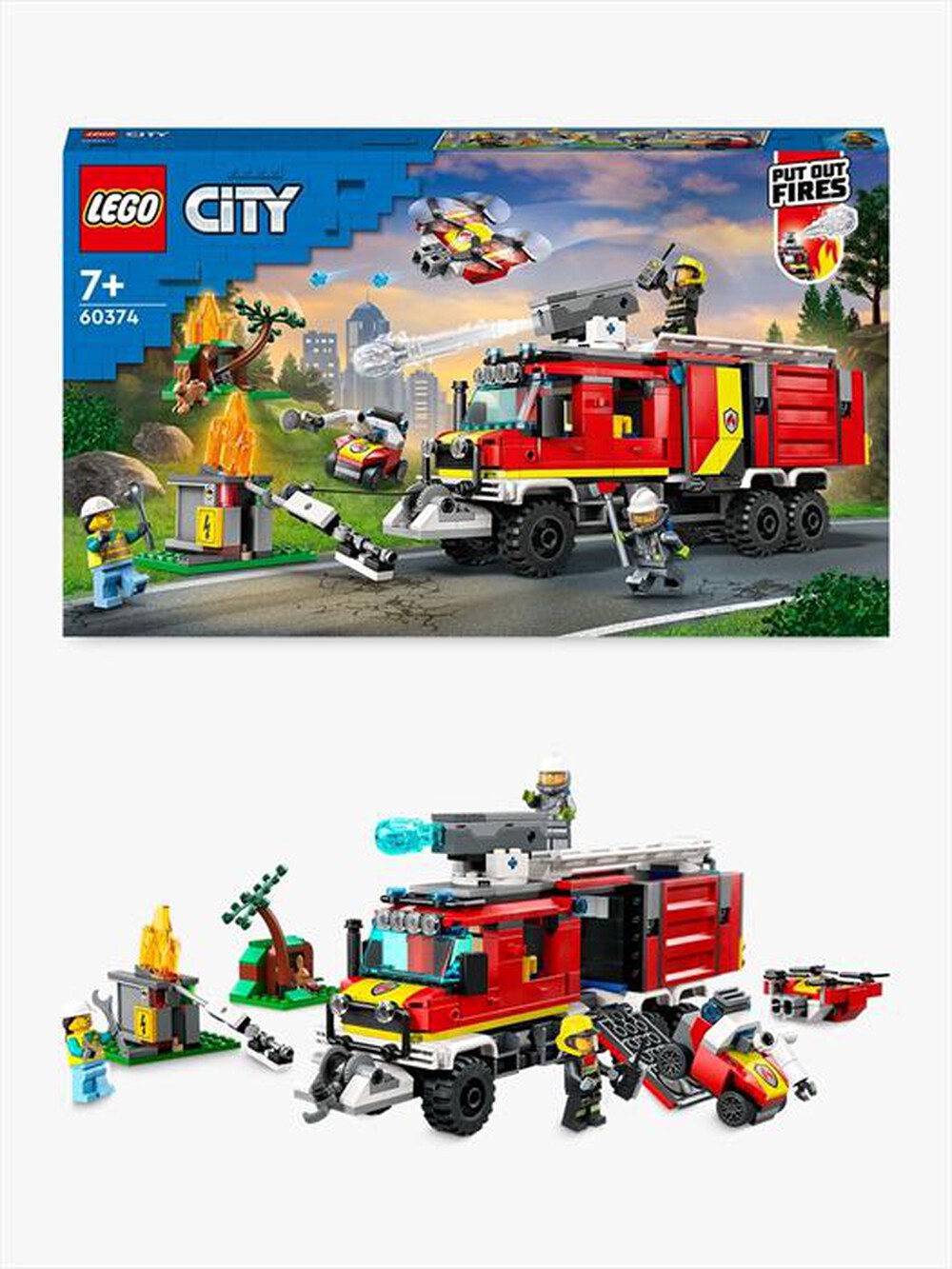 Immagine del prodotto LEGO - CITY FIRE Autopompa dei vigili del fuoco 60374