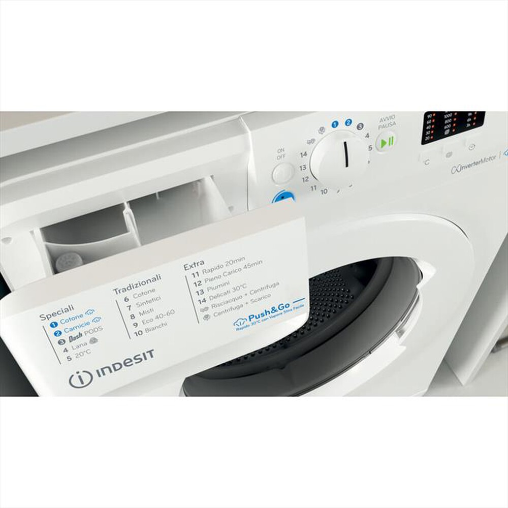 Immagine del prodotto INDESIT - Lavatrice BWA 81295X WV IT 8 Kg Classe B-Bianco