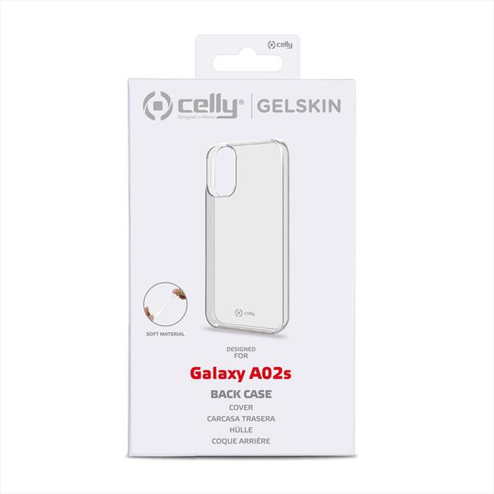 "CELLY - GELSKIN948 - COVER PER GALAXY A02S-Trasparente"