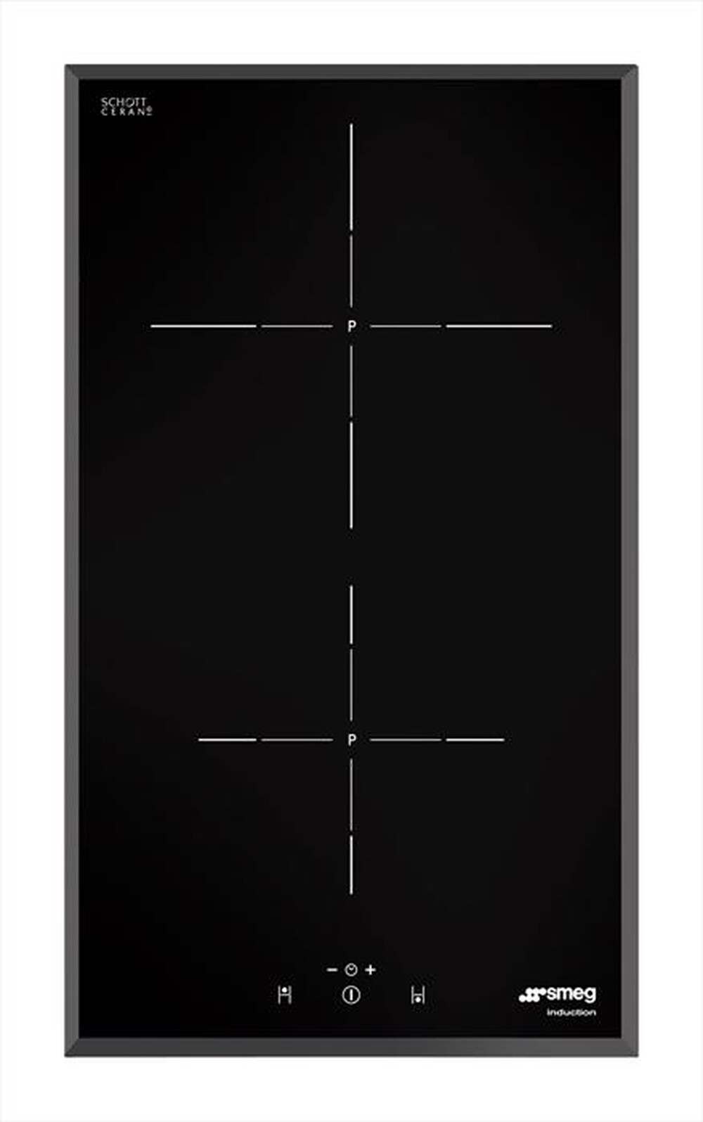 "SMEG - Piano cottura induzione SI5322B 30 cm-Nero"