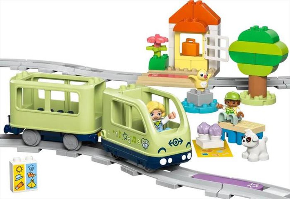 "LEGO - DUPLO Treno d’avventura interattivo - 10427-Multicolore"