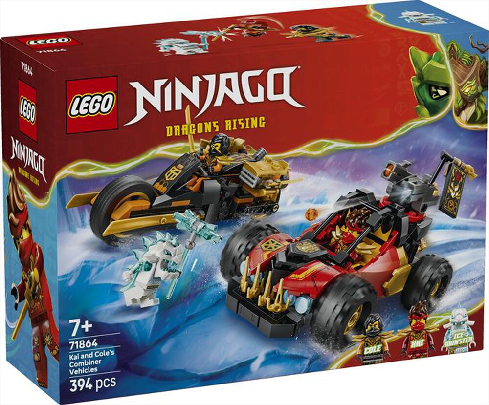 Immagine del prodotto LEGO - Veicoli combinati di Kai e Cole - 71864