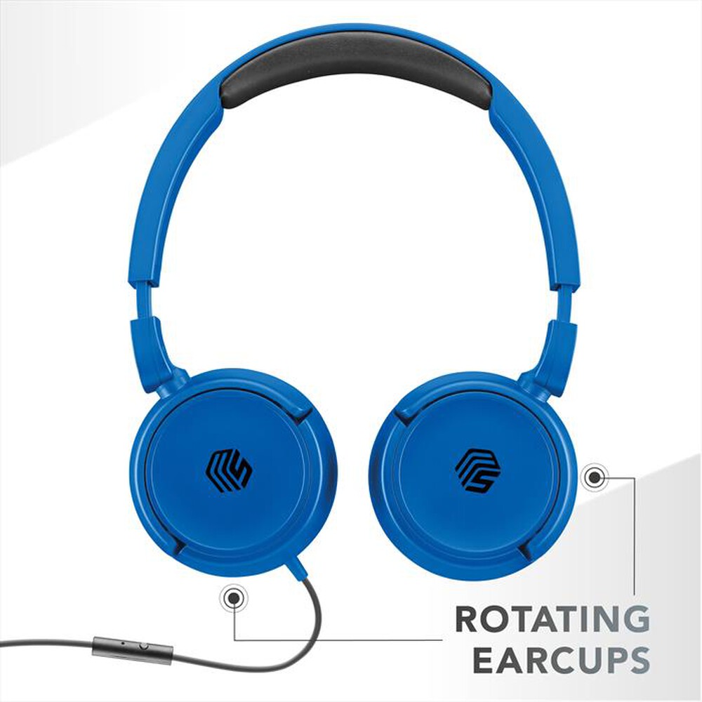 Immagine del prodotto CELLULARLINE - Cuffie a padiglione chiuso MUSICSOUNDFULLCB-Blu