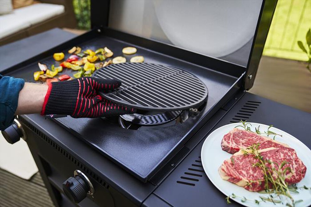 "CHAR-BROIL - PLANCHA VERSA TILE 3 IN 1 GAS 2 FUOCHI-Black"