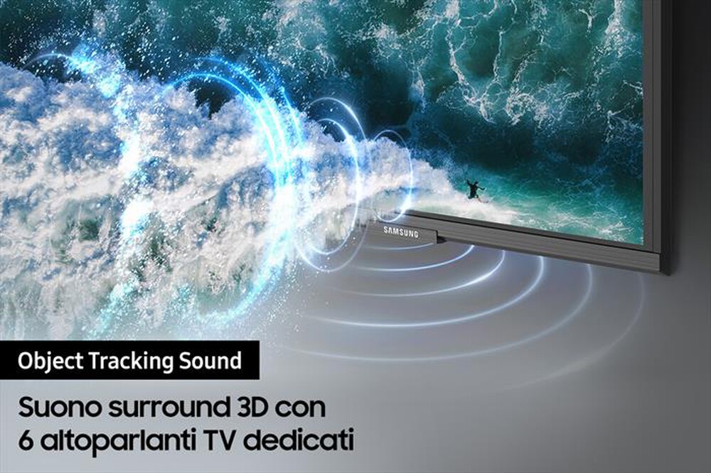 "SAMSUNG - Smart TV QLED 4K 55” QE55Q80A-Carbon Silver"