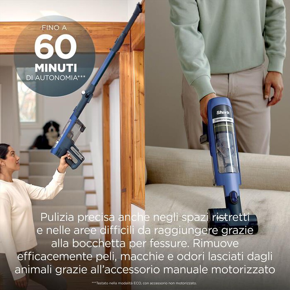 Immagine del prodotto SHARK - POWERDETECT SPEED PET PRO CLEAN & EMPTY -IA3241EUT-Blu