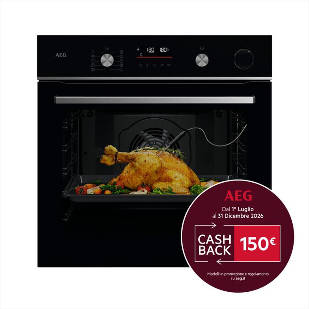 Immagine del prodotto AEG - Forno incasso elettrico GR6PB53FSB Classe A+-Inox antimpronta