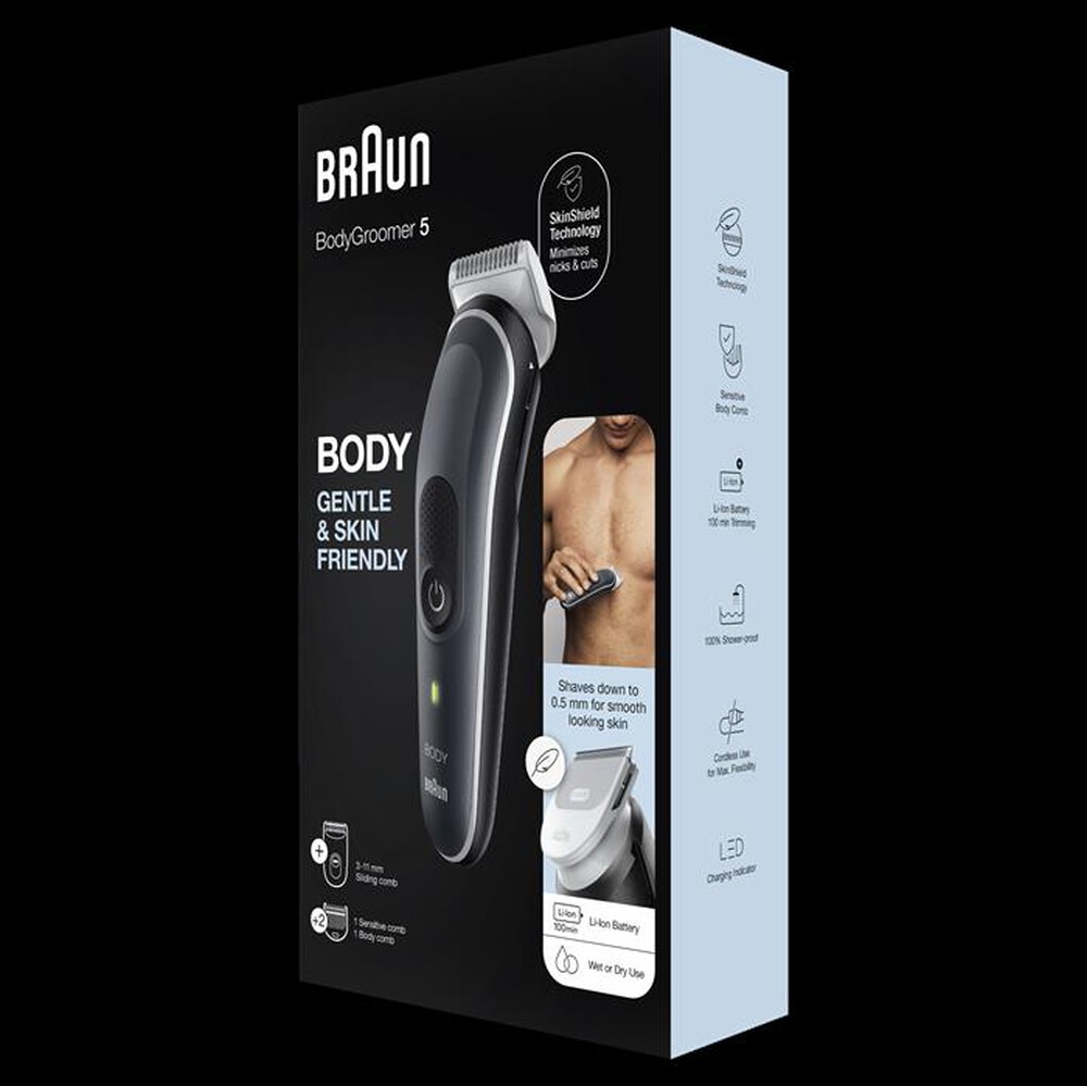 "BRAUN - RIFINITORE BODY BG5340-Bianco/Grigio"