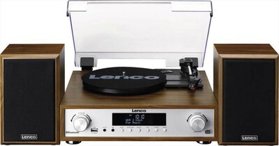 LENCO - Mini HiFi MC-160-WOOD/METAL