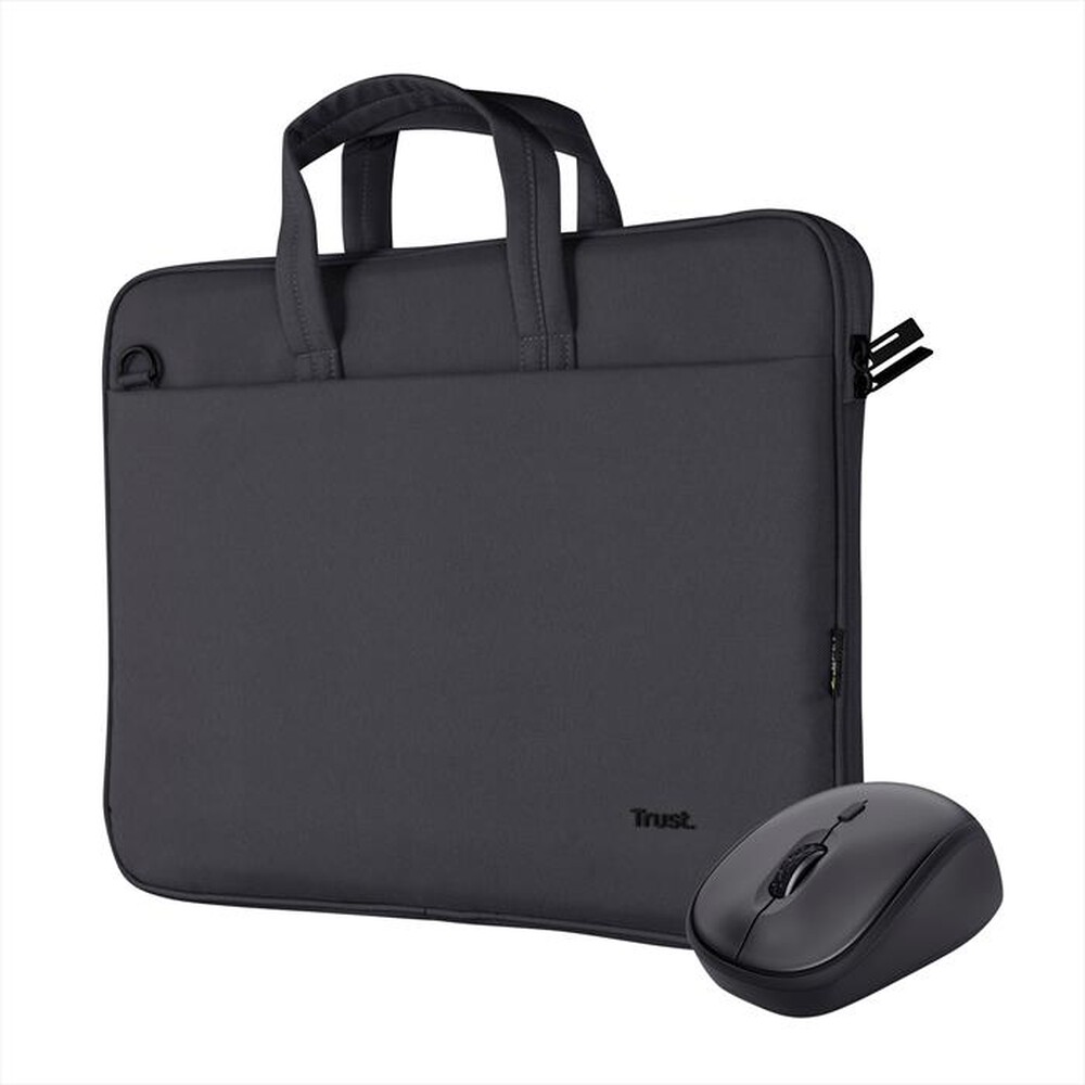 "TRUST - Borsa notebook BOLOGNA BAG AND MOUSE SET-Black"