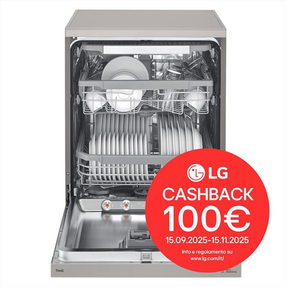 Immagine del prodotto LG - Lavastoviglie DF365FPS Classe B 14 coperti-Noble Steel