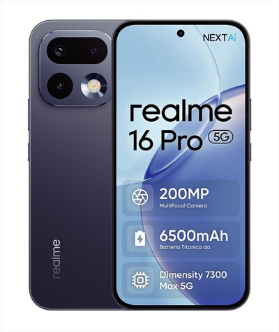 REALME - Smartphone REALME 16 PRO 5G (256GB 8GB)-Pebble Grey