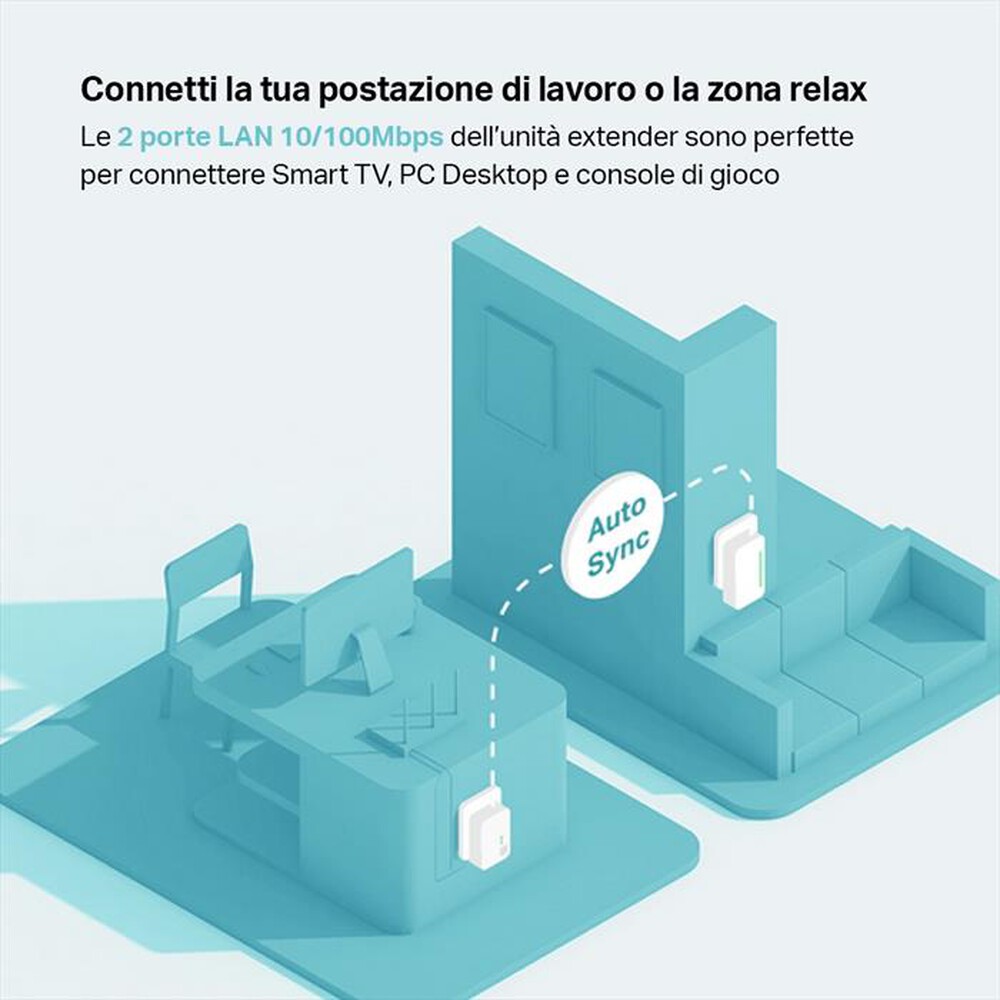 Immagine del prodotto TP-LINK - KIT POWERLINE AV600 TL-WPA4221KIT