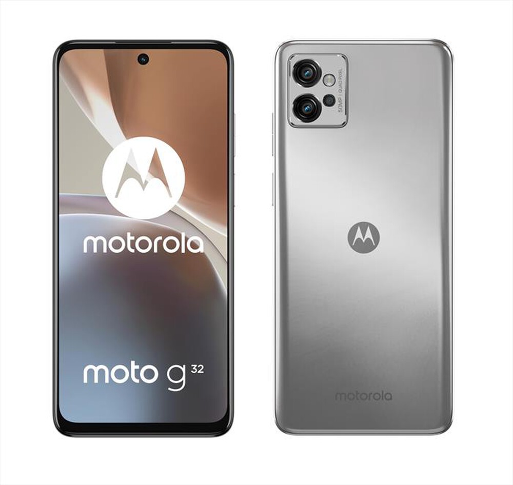 "MOTOROLA - Smartphone MOTO G32 256GB-Soft Silver"