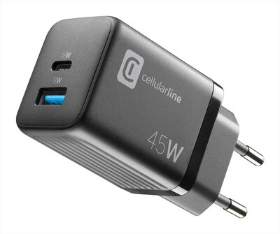 CELLULARLINE - Carica batterie ACHUSBGAN2PD45WK-Nero