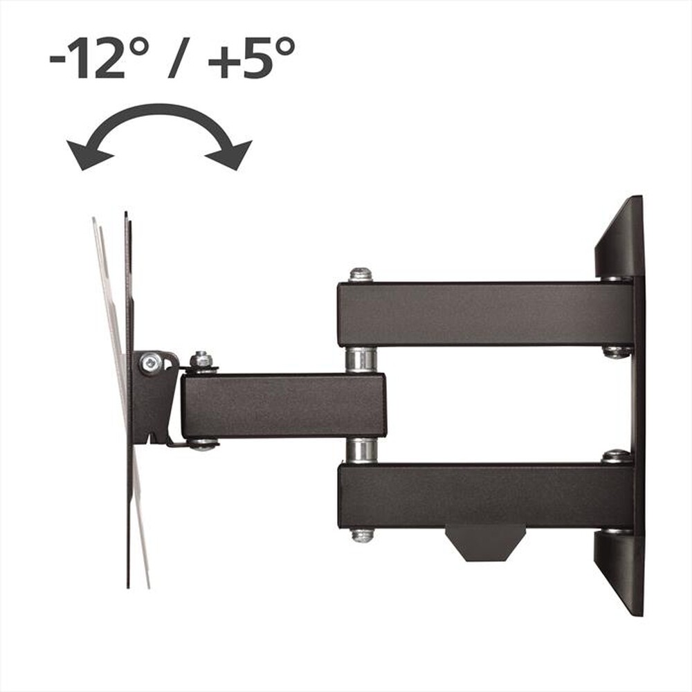 "HAMA - Supporto LCD Full Motion, 20KG, 2X2-Nero"