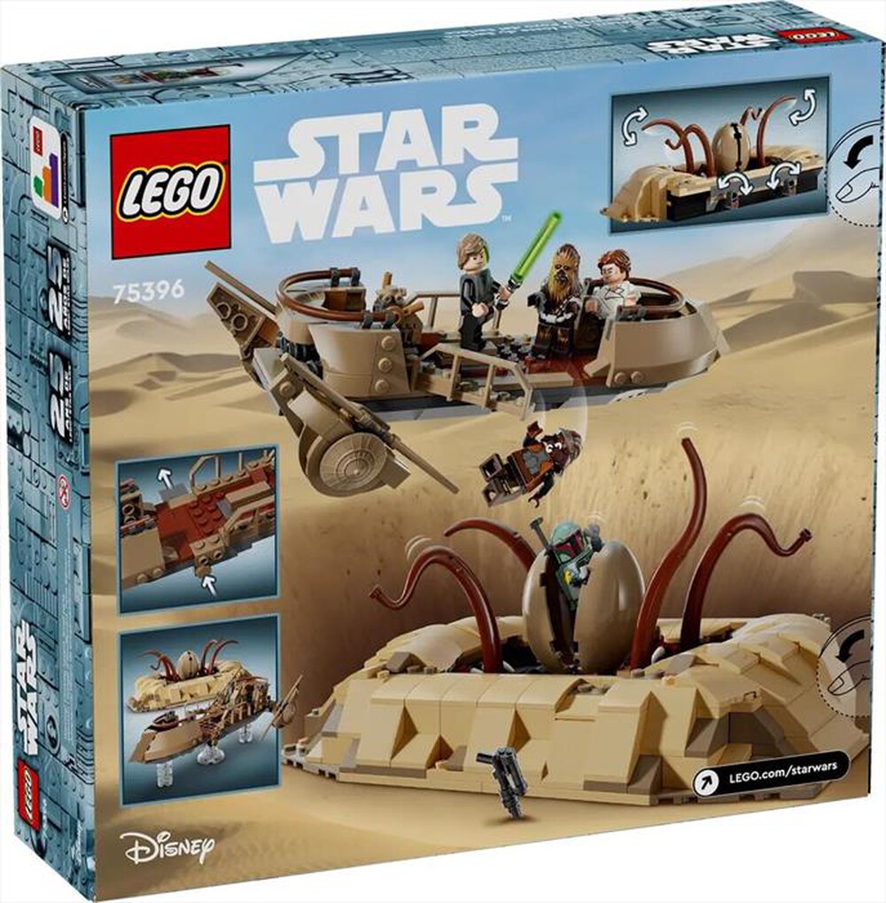 "LEGO - Skiff del deserto e Fossa del Sarlacc - 75396-Multicolore"