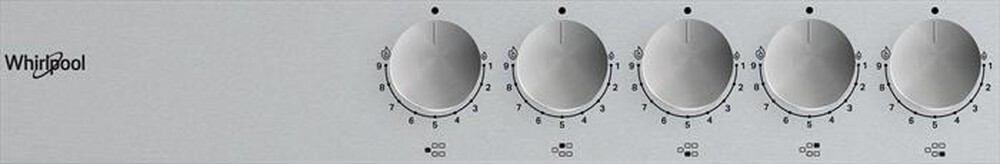 "WHIRLPOOL - Piano cottura a gas TGML 761 IX 5 fuochi 73cm"