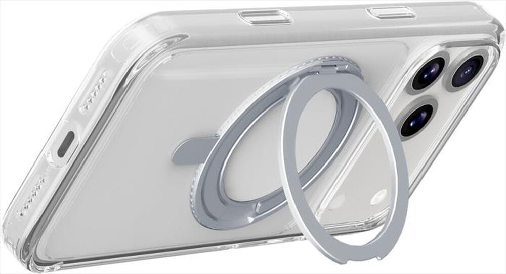 Immagine del prodotto CELLULARLINE - Custodia anello rotabile SPIN MAG IPHONE 17 PRO-Trasparente