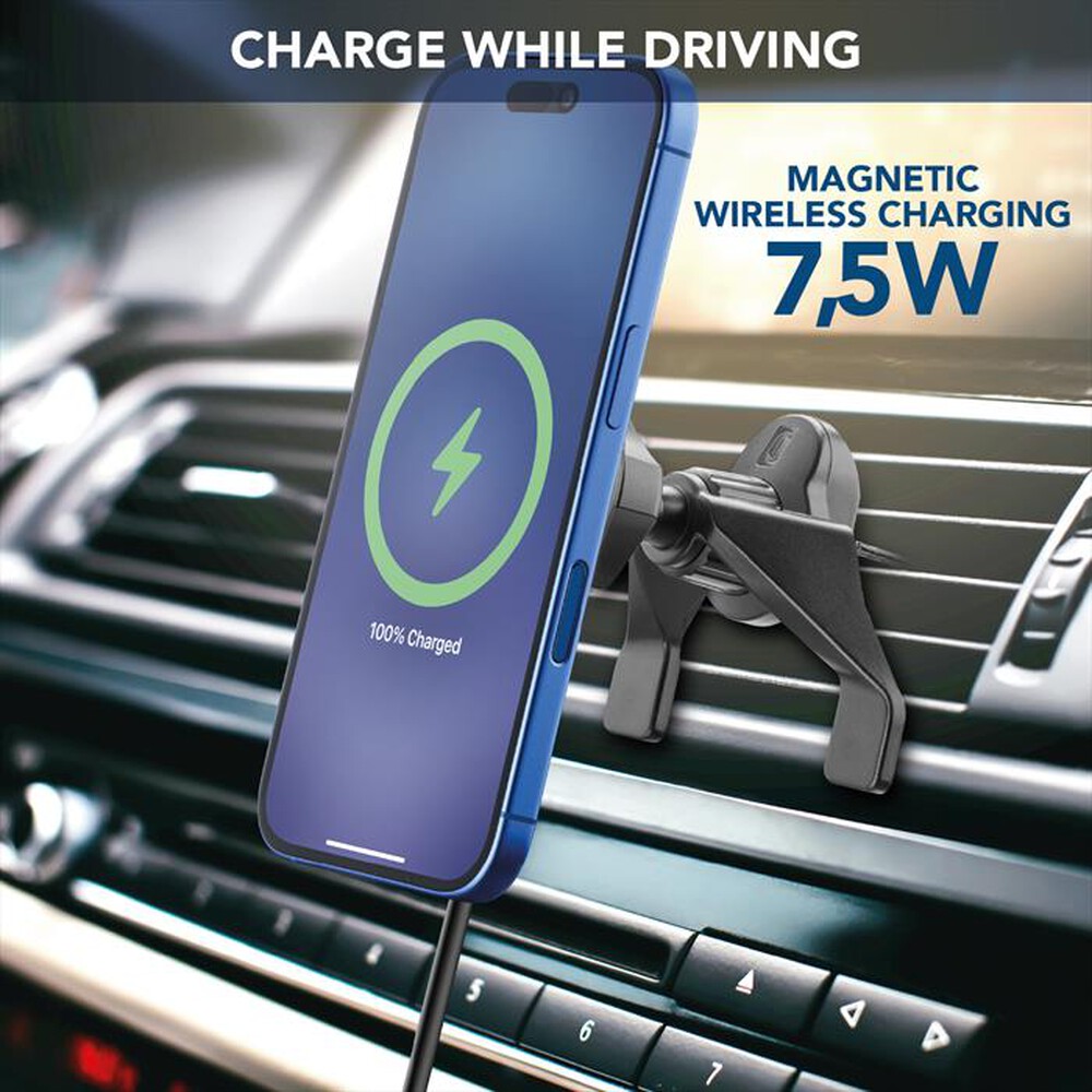 Immagine del prodotto CELLULARLINE - MAG WIRELESS CHARGING HOLDER-Nero