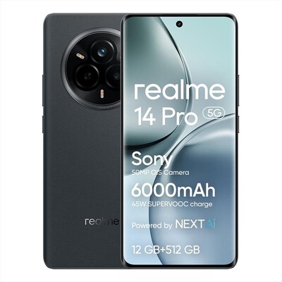 REALME - Smartphone REALME 14 PRO 5G (512GB 12GB)-Suede Grey