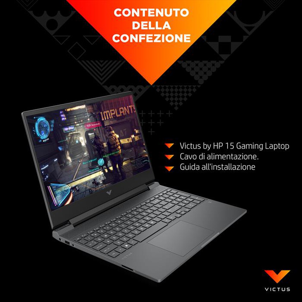 "HP - Notebook VICTUS 15-FA0005NL-Mica Silver"