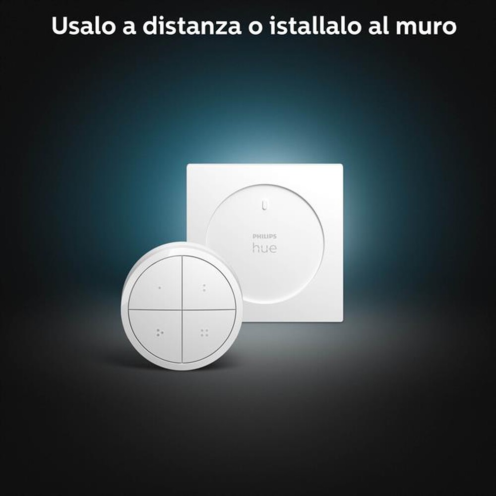 Immagine del prodotto PHILIPS - HUE TAP DIAL SWITCH INTERRUTTORE WIRELESS BIANCO-Multicolore