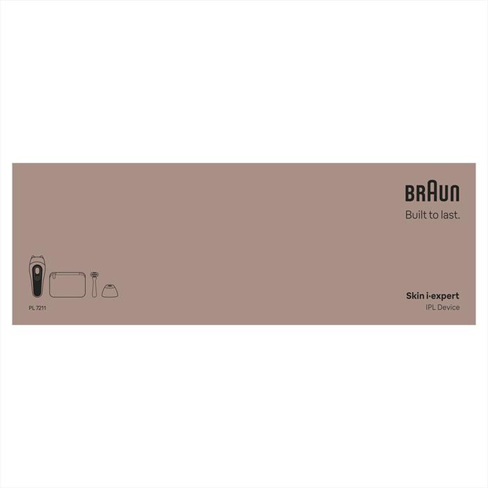 Immagine del prodotto BRAUN - Epilatore a luce pulsata smart IPL PL7211 BOX EURO-BIANCO/BRONZO