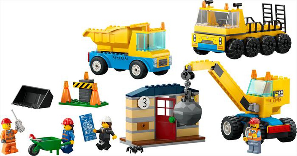 Immagine del prodotto LEGO - CITY GREAT VEHICLES Camion da cantiere e gru 60391