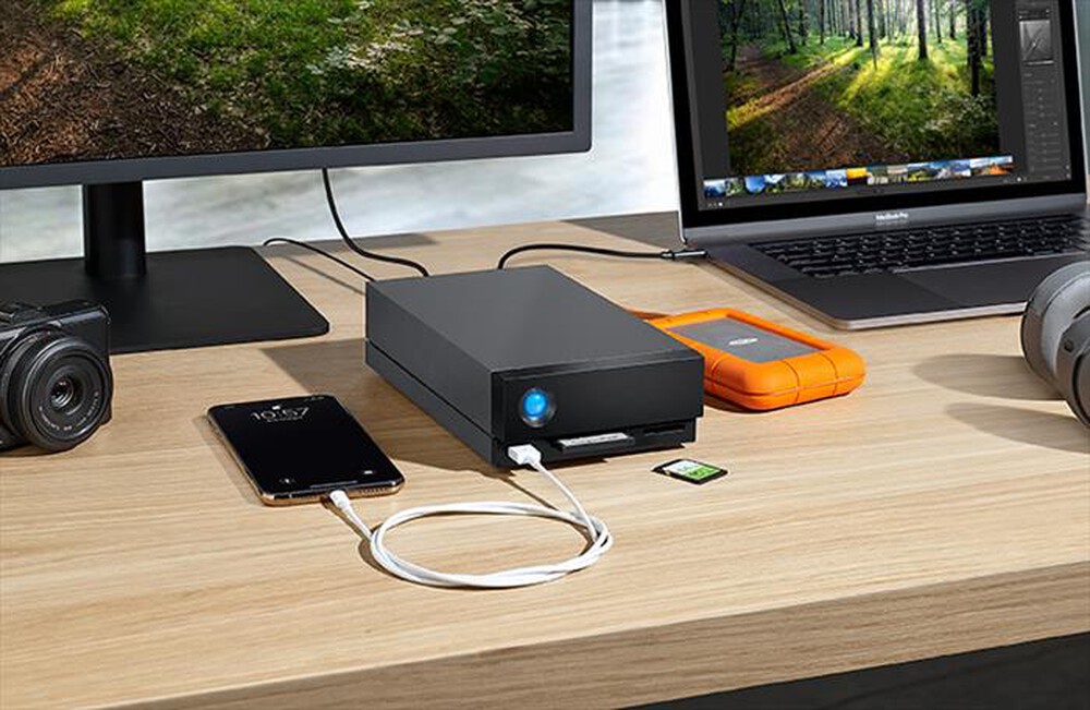 "LACIE - Hard disk esterno 10TB 1BIG DOCK THUNDERBOLT3-Nero"