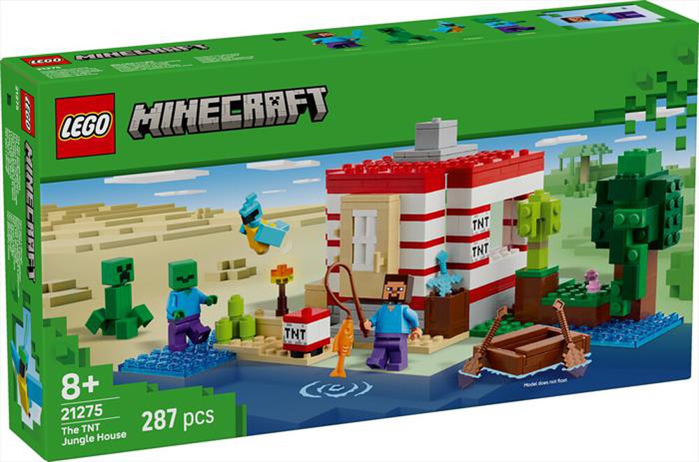 "LEGO - MINECRAFT Casa nella giungla esplosiva - 21275"