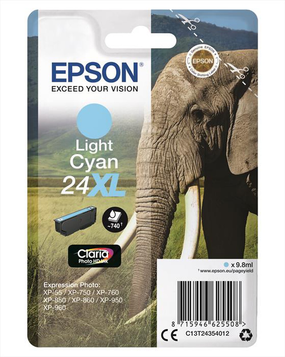 Immagine del prodotto EPSON - C13T24354022-Ciano light