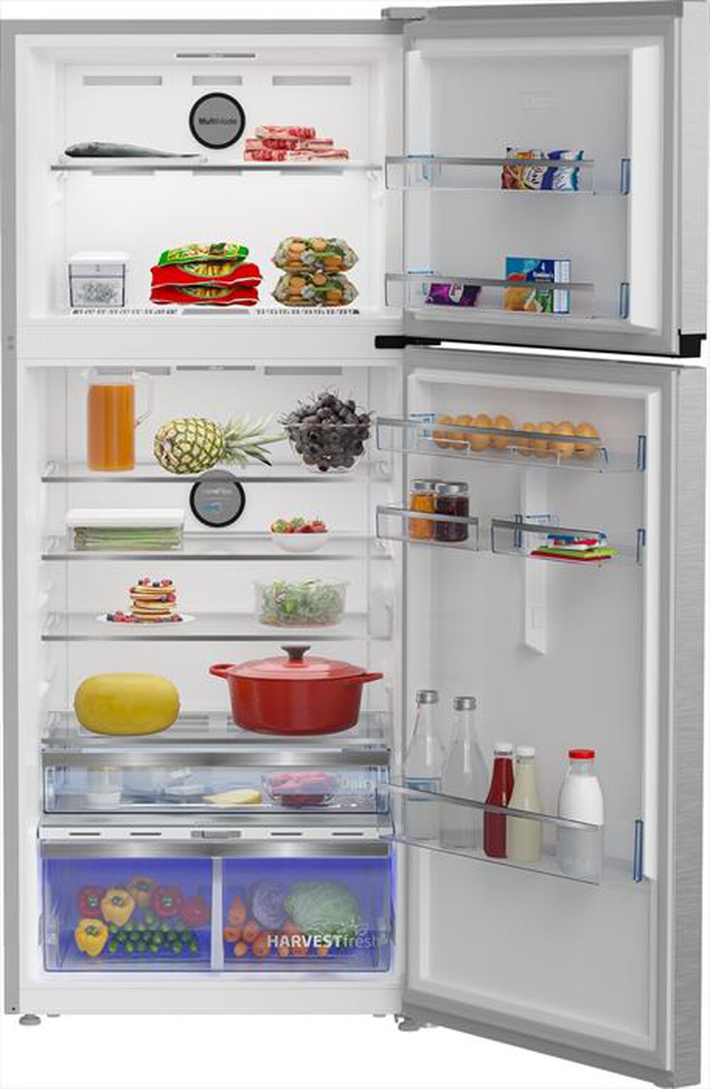 "BEKO - Frigorifero 2 porte B7RDNE595LXPW Classe D 557 lt-Inox Look"