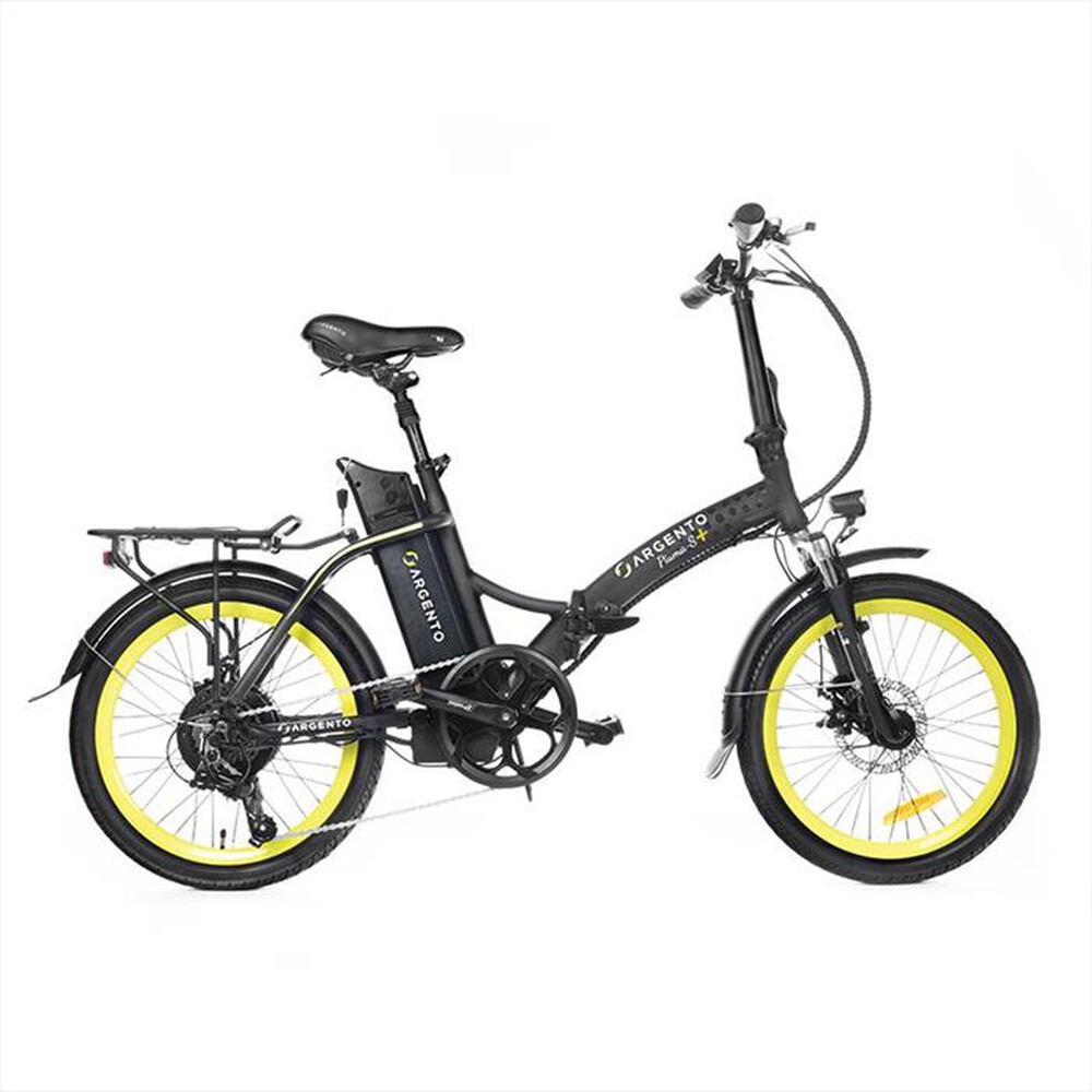 ARGENTO - EBIKE FOLDABLE PIUMA S+-Nero/Gialla