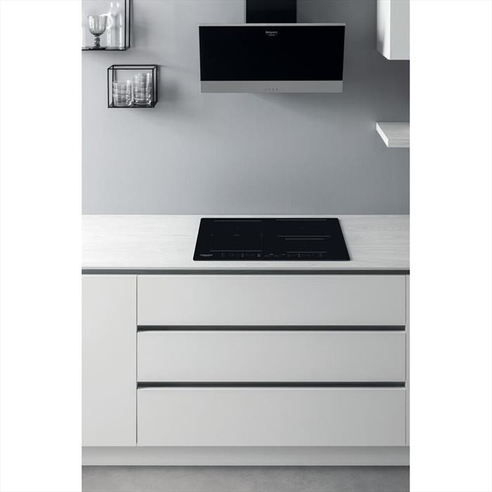 "HOTPOINT ARISTON - Piano induzione HB3160C NE 59 cm-Nero"