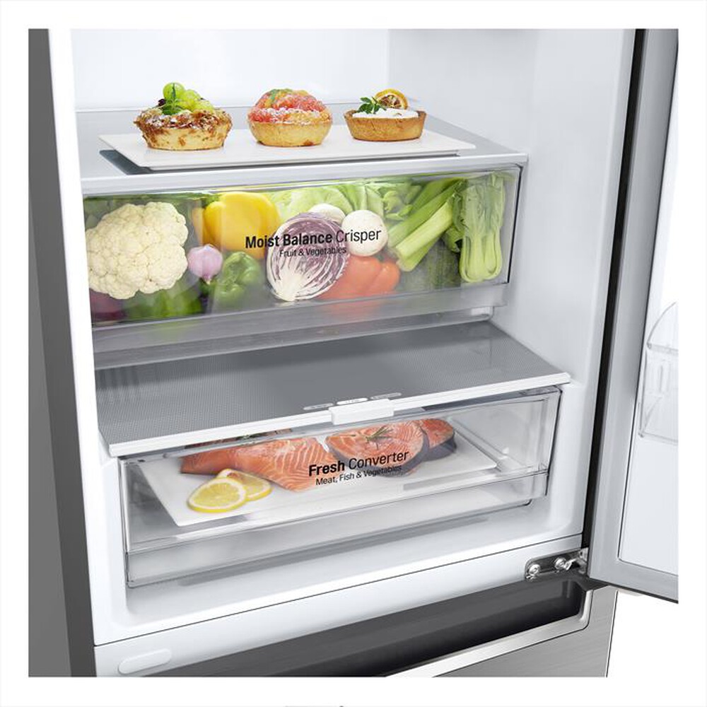 "LG - Frigorifero combinato GBB62PZGGN Classe D 419lt"