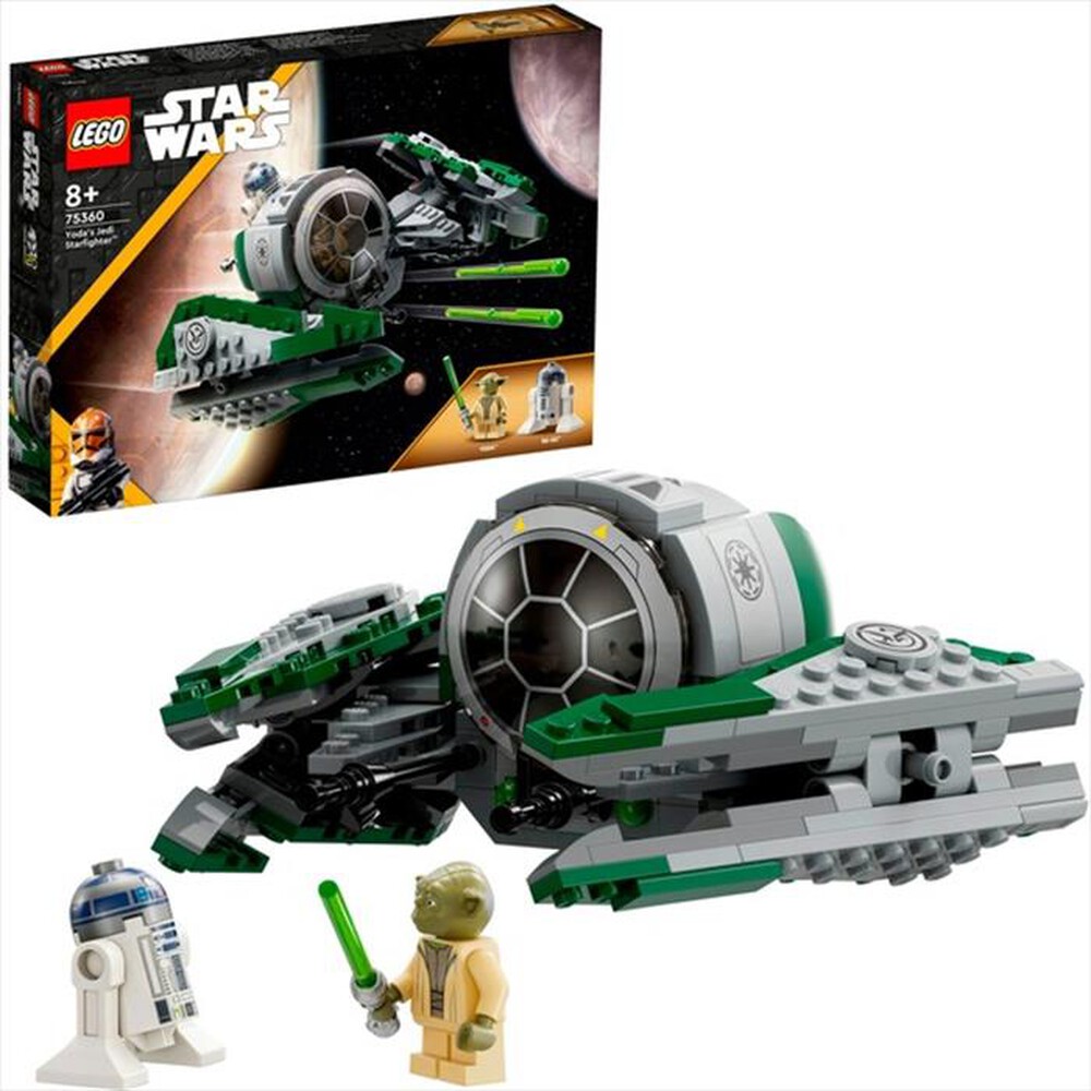 "LEGO - STAR WARS Jedi Starfighter di Yoda - 75360-Multicolore"