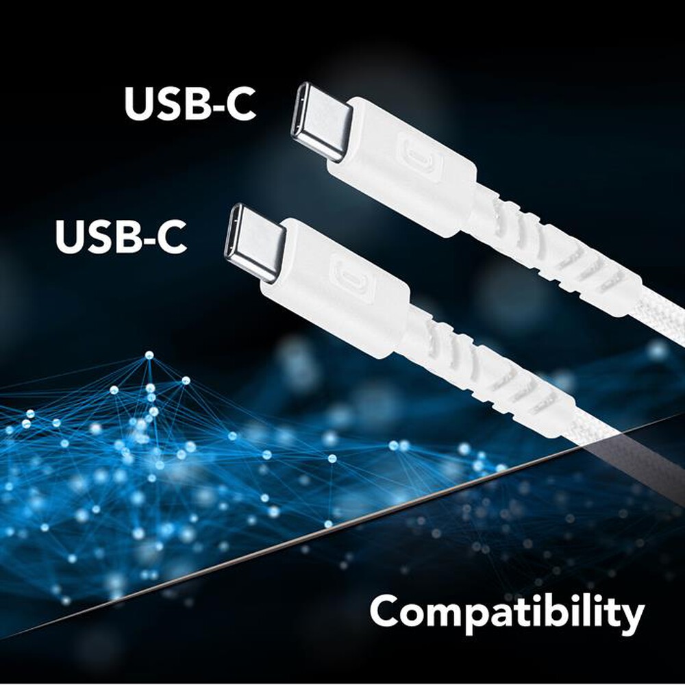 Immagine del prodotto CELLULARLINE - CAVO FLEXY 150CM 60W USB C TO USB C-Bianco