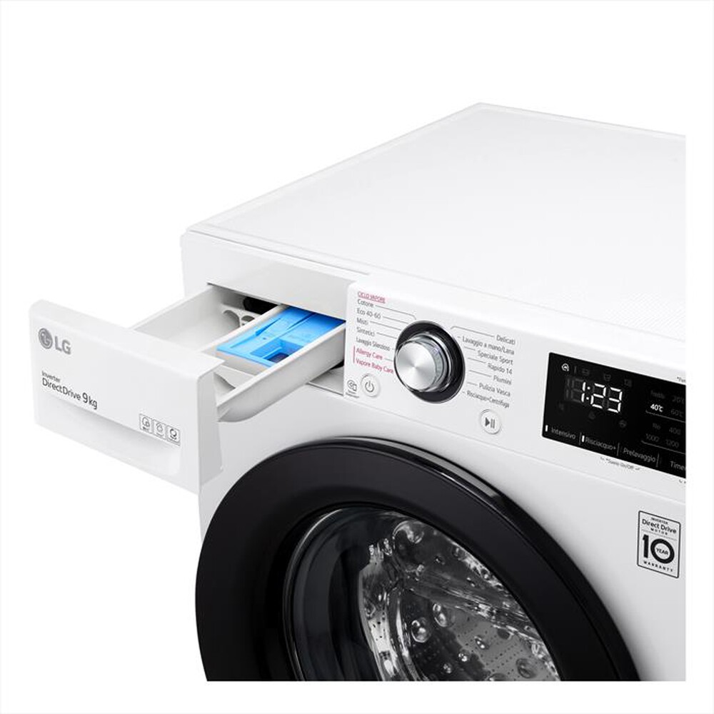 "LG - Lavatrice F4WV309SAE 9 Kg Classe A-White"