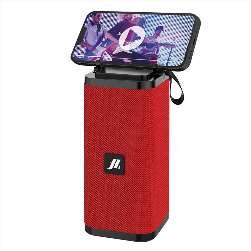 "MUSIC HERO - Speaker wireless MHSPEAKBANDR-Rosso"