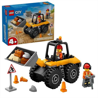 LEGO - CITY Pala gommata gialla - 60450-Multicolore