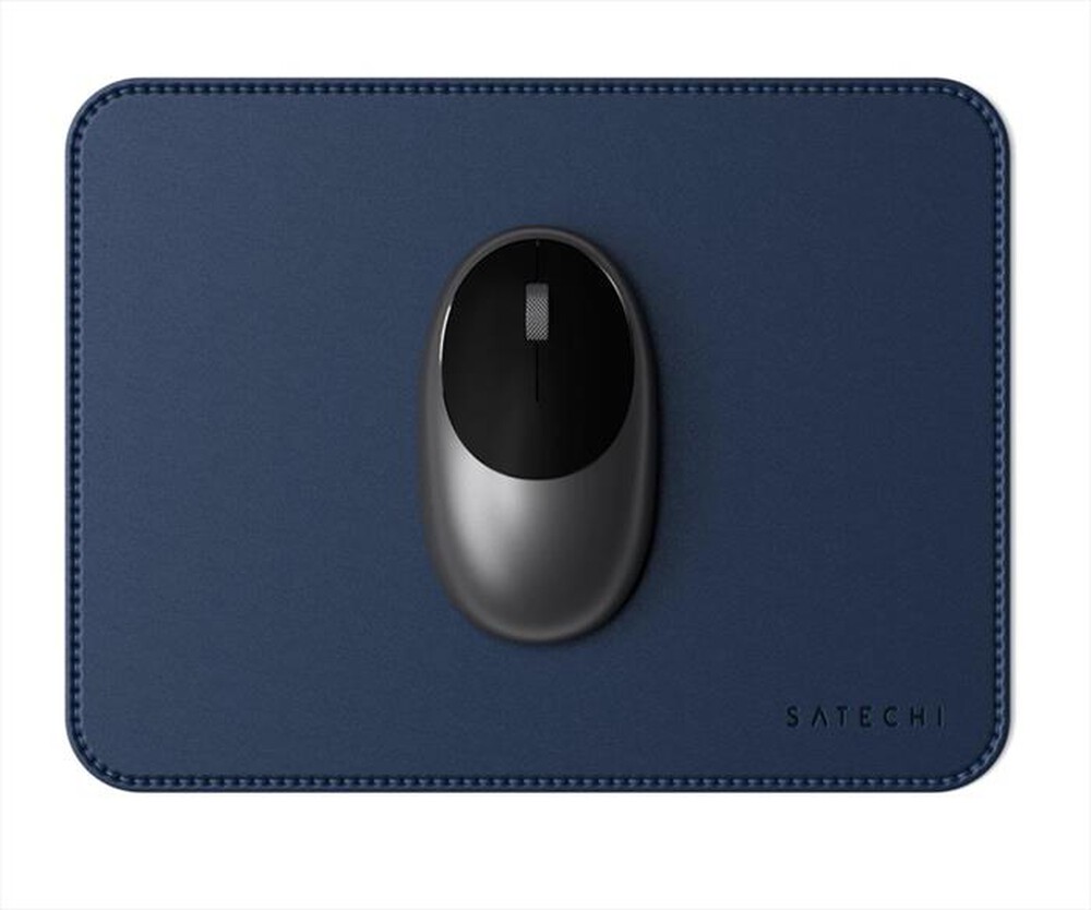 "SATECHI - TAPPETINO PER MOUSE IN ECOPELLE-blu"