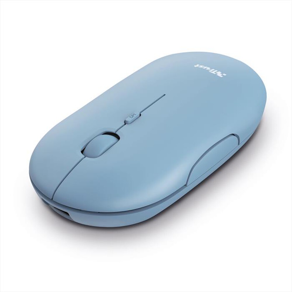 "TRUST - PUCK WIRELESS MOUSE BLUE-Blue"