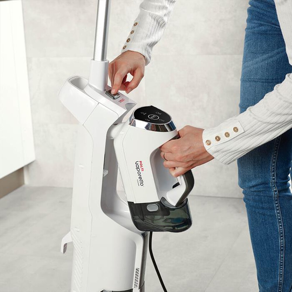 "POLTI - Vaporetto 3 Clean-Bianco/grigio"