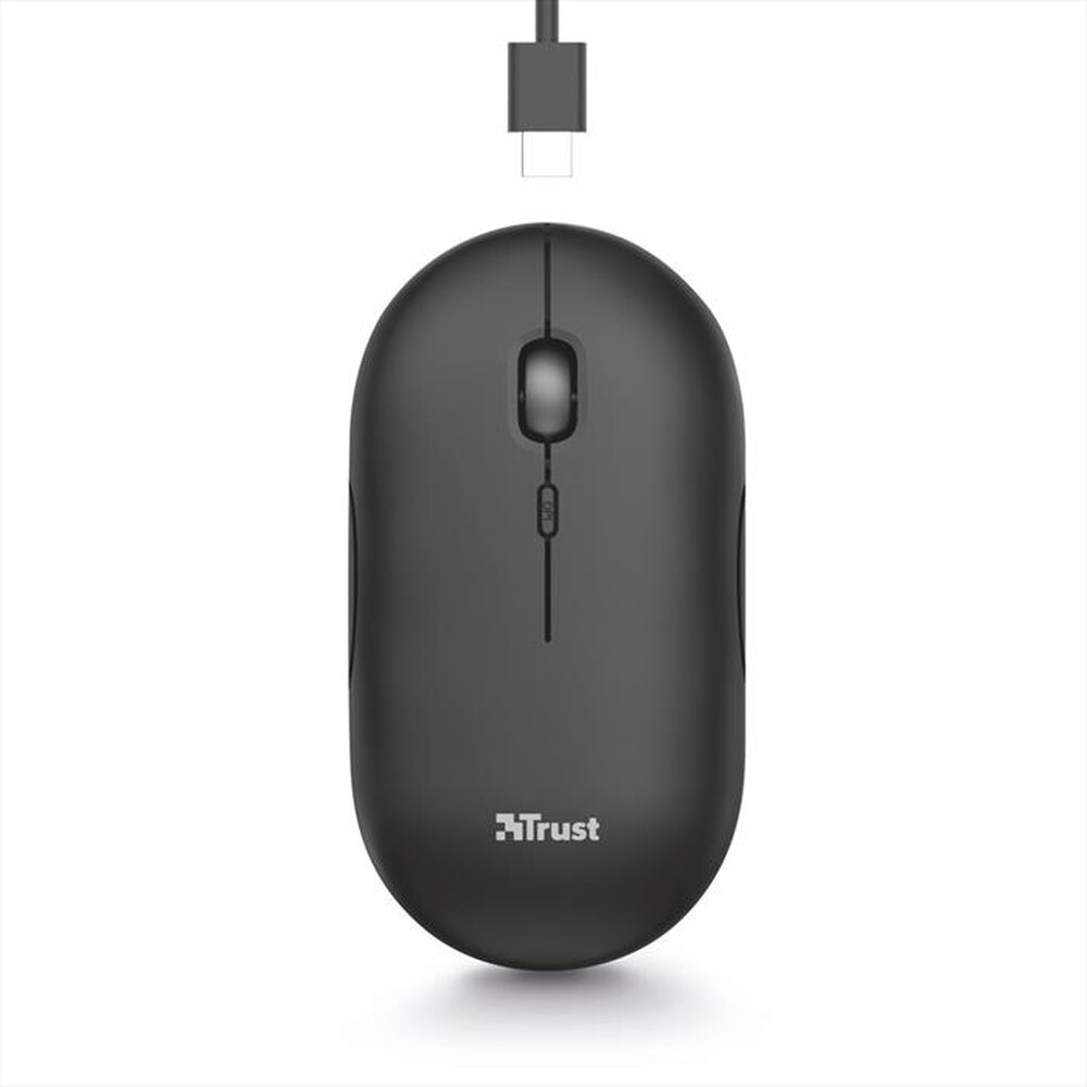 "TRUST - PUCK WIRELESS MOUSE BLACK-Black"